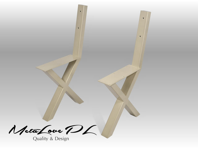 X-shaped Bench Legs, Set of 2, IKSI 80.40