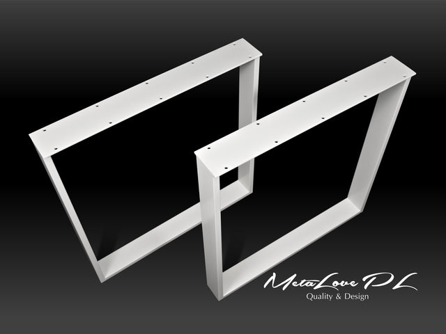 U-shaped Metal Legs, Desk Legs, CRUDO 80.20