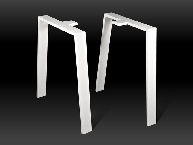 Trapezoid Metal Table Legs, Desk Legs, CLEO 80.20