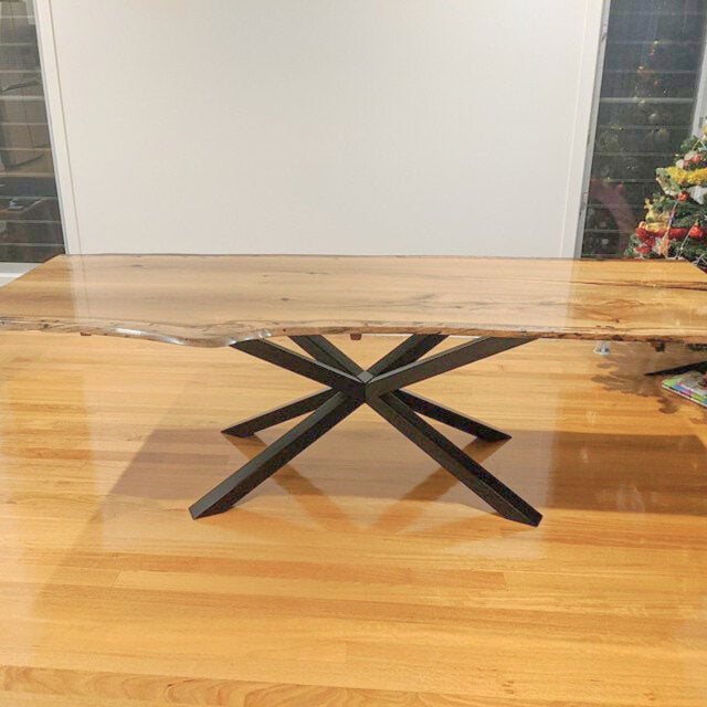 Pedestal Metal Dining Table Base, XSAVI 80.60
