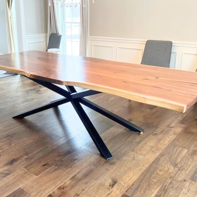Pedestal Metal Dining Table Base, XSAVI 80.60