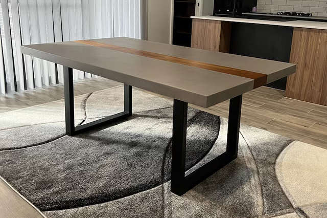 U-shaped Metal Dining Table Legs, Set of 2, CRUDO 80.40