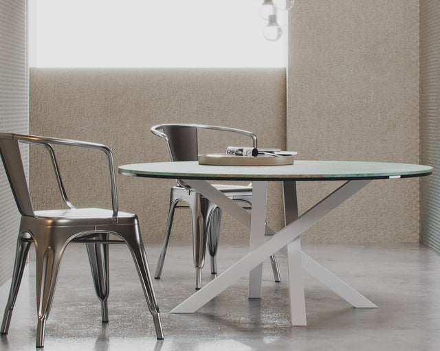 Metal Table Base For Round Top, NEXUS 70 .70