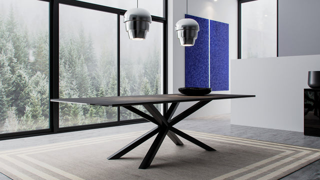 Pedestal Metal Dining Table Base, XSAVI 80.60