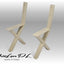 X-shaped Bench Legs, Set of 2, IKSI 80.40