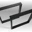 U-shaped Metal Dining Table Legs, Set of 2, CRUDO 80.40