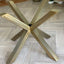 Metal Table Base For Round Glass Top, XSAVI 70.70
