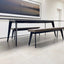 Modern Flat Steel Table Base, MALMO
