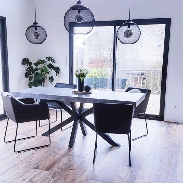 Kitchen Metal Table Base Ideal for Oval Top, XSAVIER 80.60
