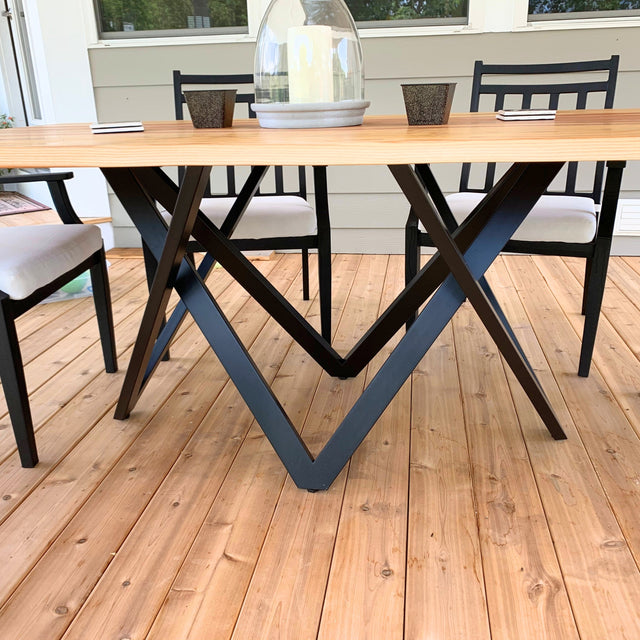 Metal Table Base Powder Coated, VIVO 60.30