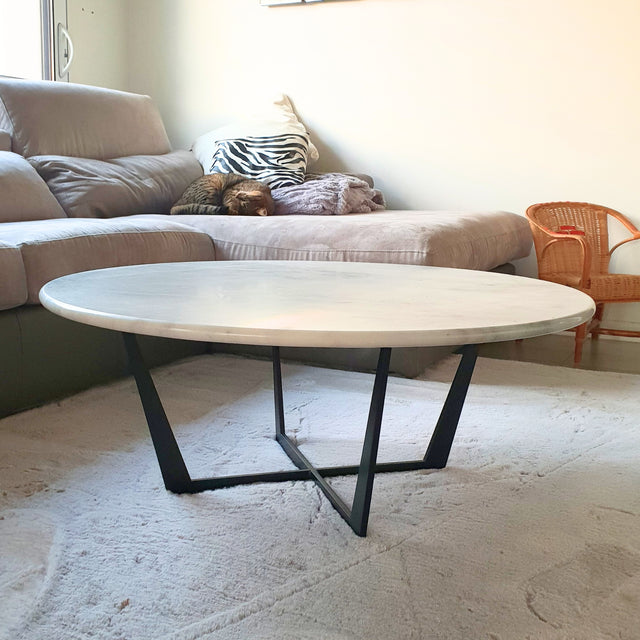 Modern Coffee Table Base For Square Or Round Top, OLIMPIA