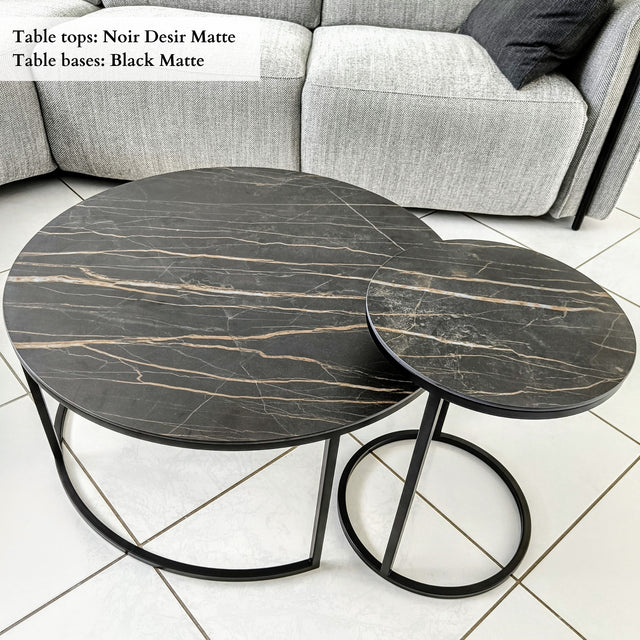 Handmade Coffee Tables With Ceramic Tops, DELIA.2