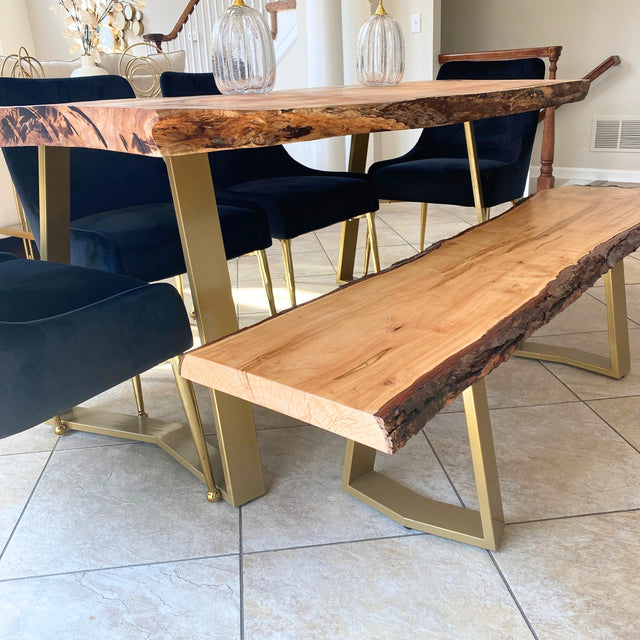 YAKO steel dining table legs – industrial metal desk legs 80x20 mm, modern minimalist style, perfect for dining tables, office desks, and workbenches – handcrafted in Europe