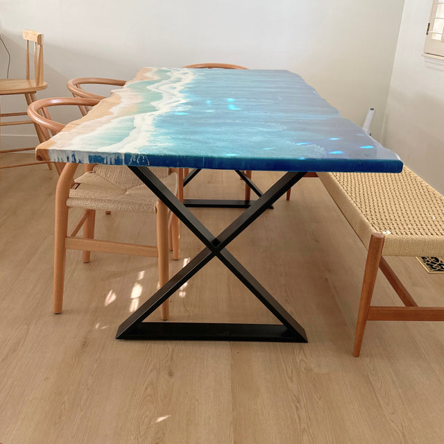 X-shaped Table Legs Ideal For Epoxy Top, MR Xx 80.20