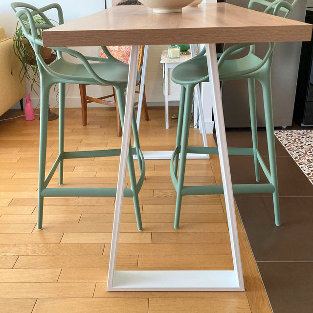 Metal Trapezoid Breakfast Bar Legs, VEX 80.20