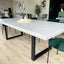 U-shaped Metal Dining Table Legs, Set of 2, CRUDO 80.40