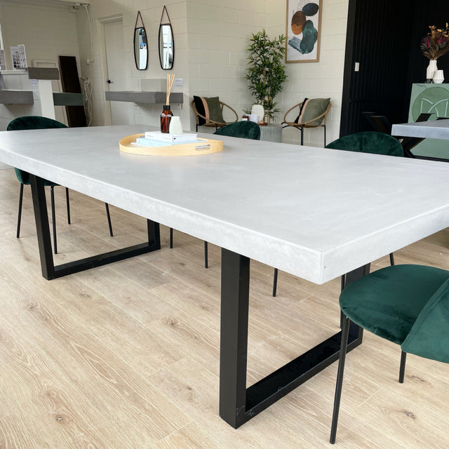 U-shaped Metal Dining Table Legs, Set of 2, CRUDO 80.40