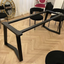 Trapezoid Metal Table Legs With Crossbars, YAKO BASE 80.40