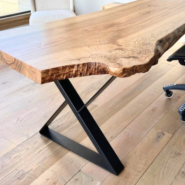 Metal Desk Legs For Wood Tops, MR ZEET 80.40