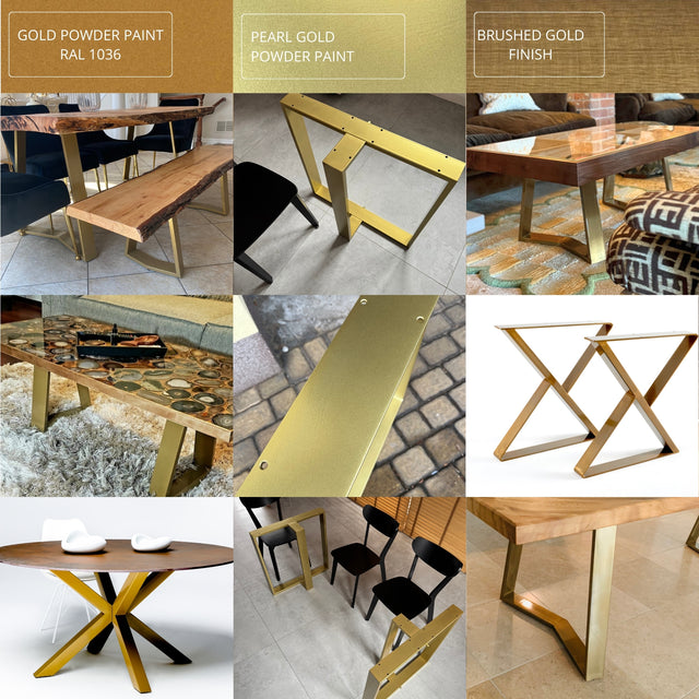 Metal Desk Legs For Wood Tops, MR ZEET 80.40
