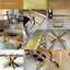 Kitchen Island Metal Legs, Table Legs, TEDOZ 80.20