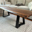 Durable, minimalist, metal coffee table legs, handcrafted in Europe. Fast Irish delivery.