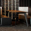 Modern Flat Steel Table Base, MALMO