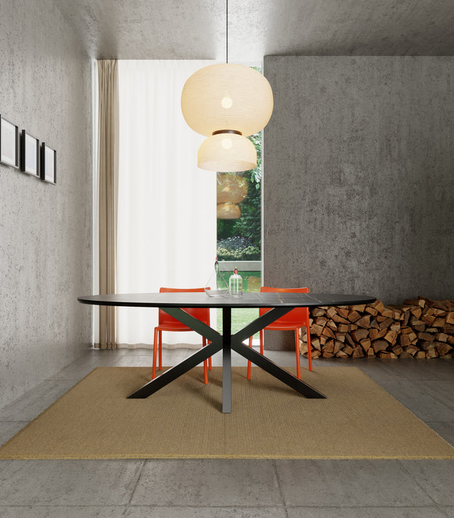 Kitchen Metal Table Base Ideal for Oval Top, XSAVIER 80.60